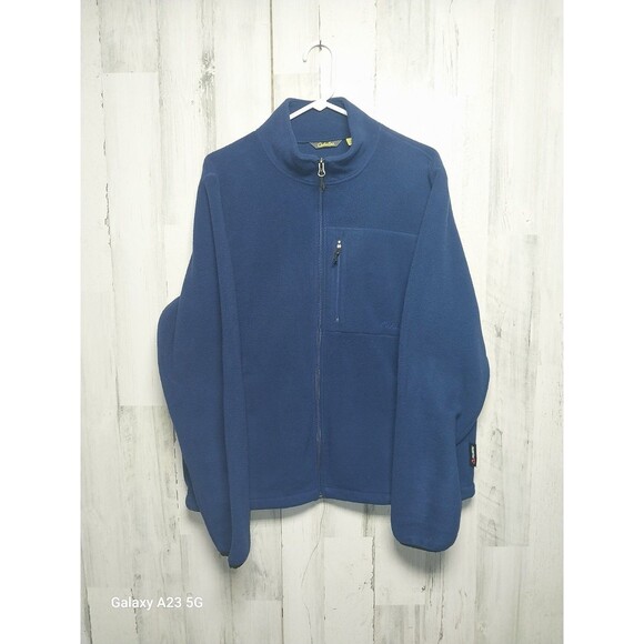 Cabela’s Women’s Size Large Blue Long Sleeve Zippered Fleece Jacket - Picture 1 of 8